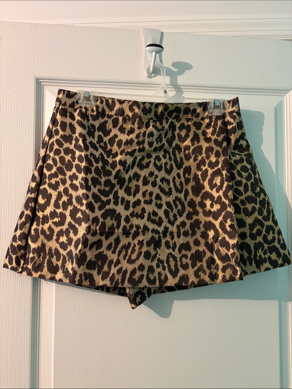NWT H&M Leopard Print Skort - Brown & Black